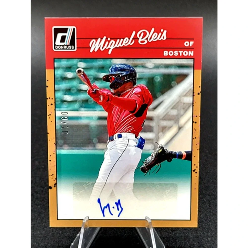 2023 Miguel Bleis RC Auto's all /10 Boston Red Sox Top Prospect